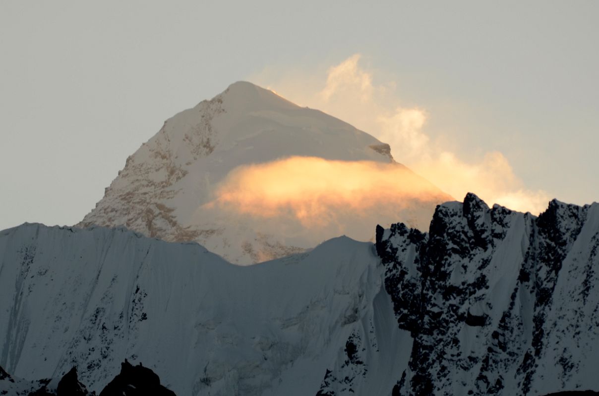 30 K2 East Face Close Up At Sunset From Gasherbrum North Base Camp 4294m In China